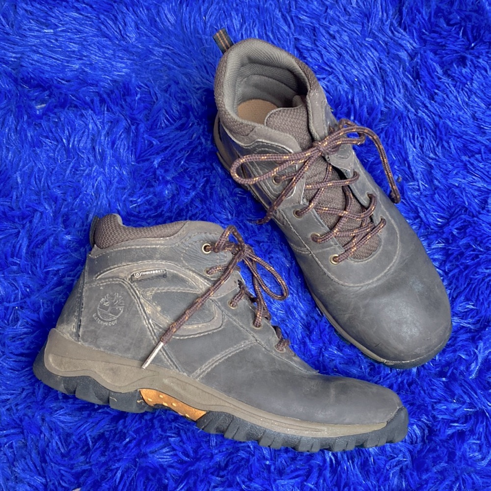 Timberland Brown Water Proof Lace Up Outdoor Hiking Boots Size 5